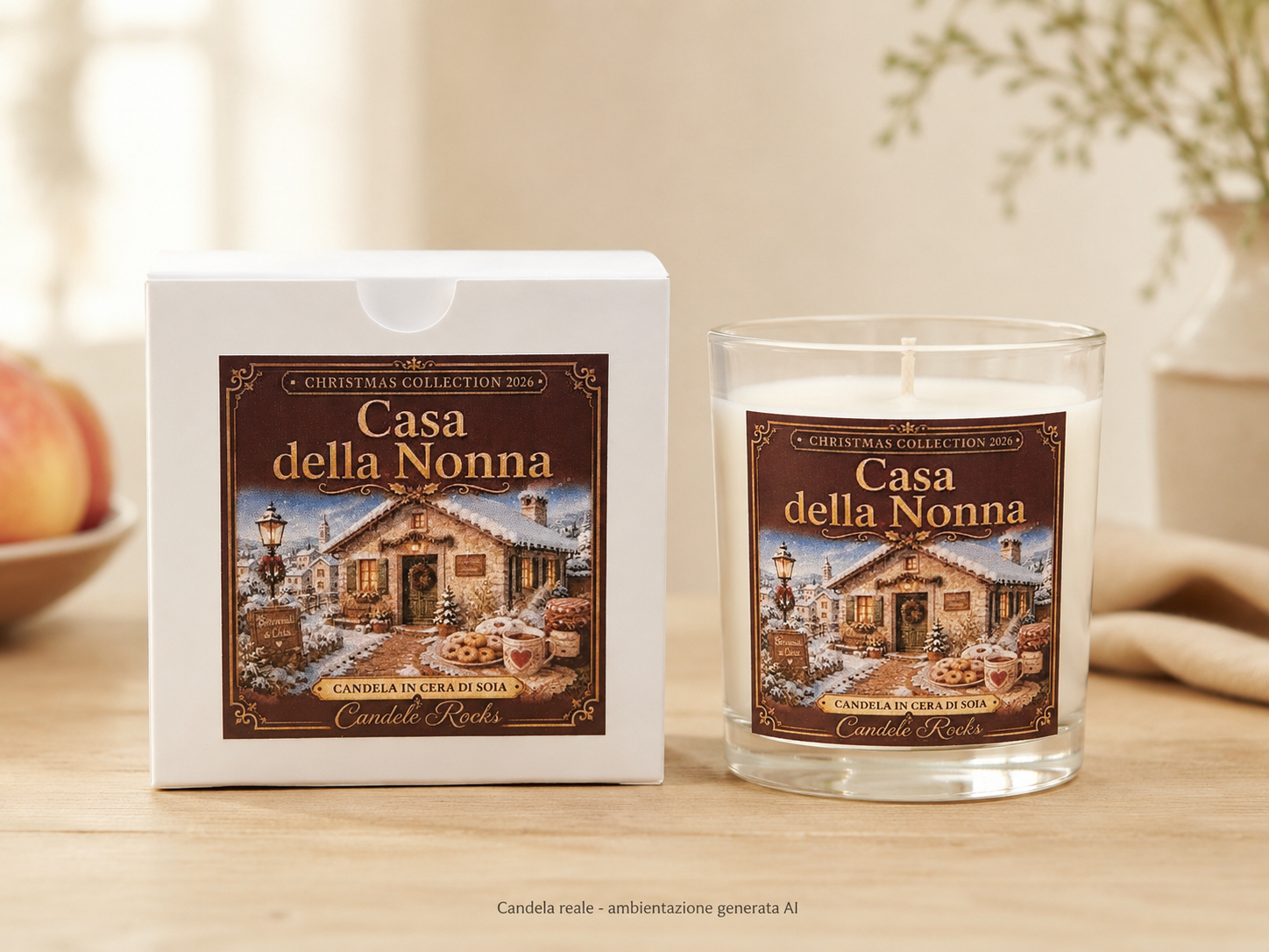 Casa della Nonna - candela con scatola