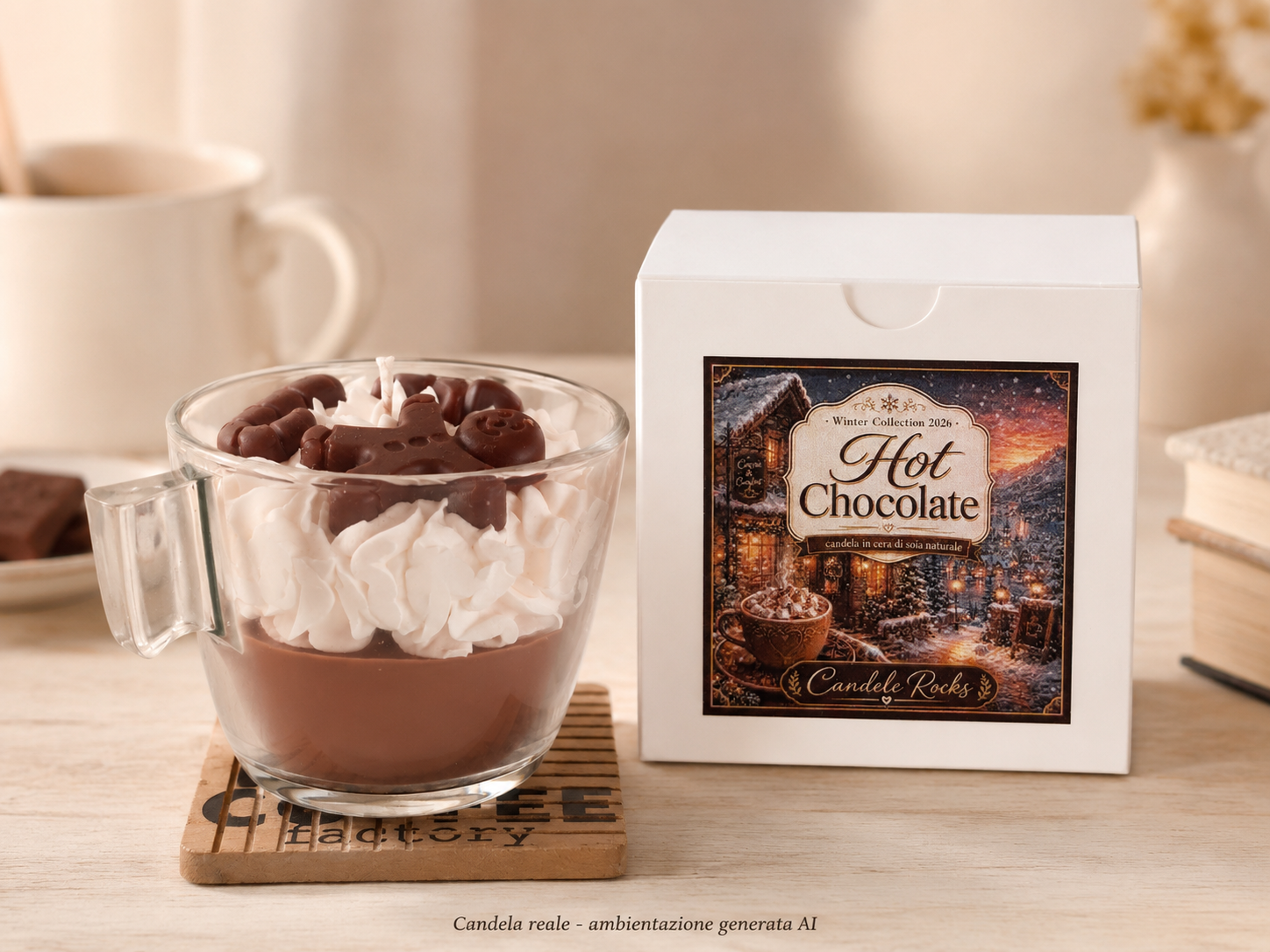 Hot Chocolate - candela con scatola